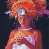 Tahitian Woman paint by number