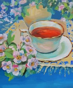 Teacup Drink paint by numbers