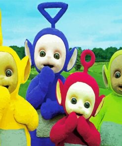 Teletubbies Characters paint by number