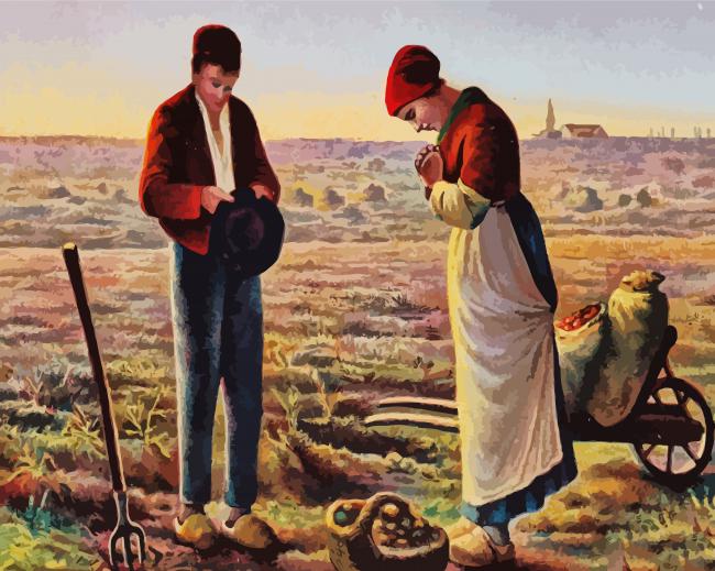 The Angelus paint by number