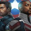 The Falcon And The Winter Soldier Art Illustration paint by number