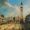 The Piazza San Marco In Venice Canaletto paint by numbers