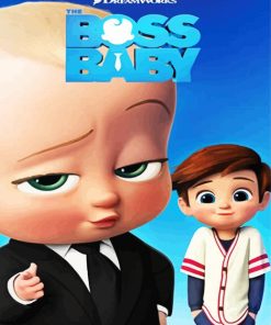 The Boss Baby paint by number