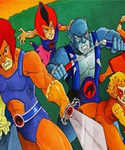 ThunderCats Cartoon paint by number