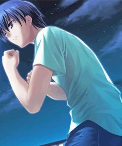 Tomoya Okazaki Clannad paint by numbers