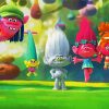Trolls Poppy And Friends paint by number