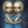 Twins Girls paint by number
