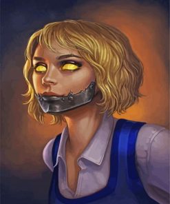 Undead Girl paint by number