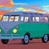 VW Camper Van paint by numbers