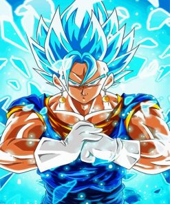 Vegito Dragon Ball paint by number