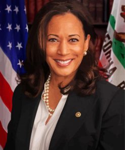 Vice President Kamala Harris paint by number