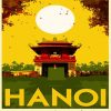 Vietnam Hanoi Poster paint by number