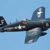 Vought F4U Corsair paint by numbers