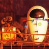 Wall E And Eve Film paint by number