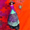 Whimsical Lady paint by number