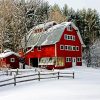 Winter Snow vermont paint by number