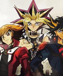 Yu Gi Oh Manga Anime Character paint by numbers