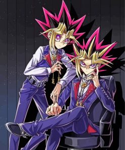 Yu Gi Mutou manga paint by numbers