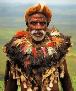 Zulu Man paint by number