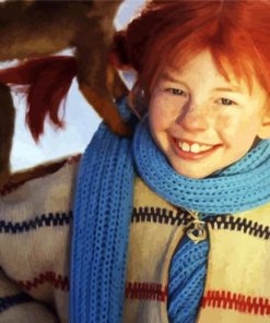 Adorabble Pippi paint by numbers