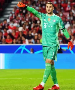 Manuel Neuer Sport paint by numbers