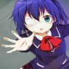 Adorable Rikka Takanashi Anime Girl paint by numbers