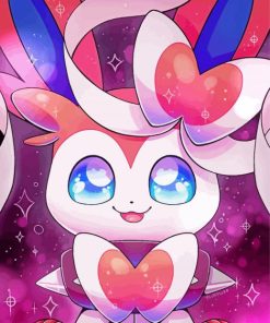 Sylveon Anime paint by numbers