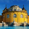 Aesthetic Széchenyi Thermal Bath Budapest paint by number