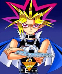 Aesthetic Yugi Muto paint by number