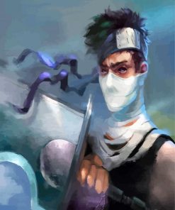 Zabuza Momochi paint by numbers