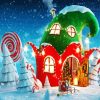 Christmas House paint by numbers