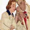 Vintage Couple paint by numbers