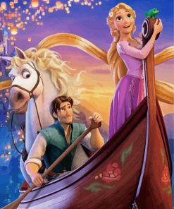 Rapunzel Disney Princess Animation paint by numbers