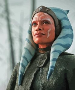 Ahsoka Tano Rosario Dawson paint by numbers