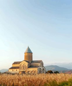 Alaverdi Monastery Church Georgia paint by number