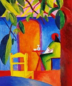 August Macke Turkish Cafe paint by number