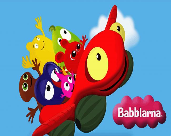 Babblarna Cartoon paint by number