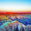 Badlands National Park paint by number