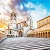 Basilica Of San Francesco D Assisi In Italy paint by number