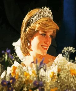 Beautiful Princess Diana paint by number