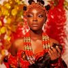 Beautiful Zulu African paint by number