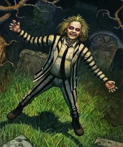 Beetlejuice Character paint by number