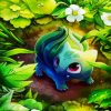 Bulbasaur Family paint by number