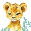 Cute Tiger Animal paint by numbers