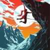 Climber Girl paint by numbers