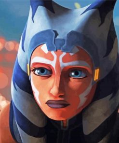 Clone Star Ahsoka paint by numbers