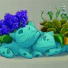 Cute Sleepy Bulbasaurs paint by number