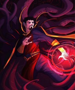 Dr Strange Illustration Art paint by number