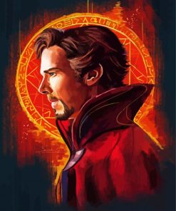 Dr Strange Illustration paint by number