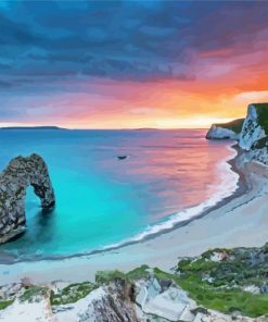 Durdle Door Uited kingdom paint by numbers